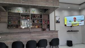 Lounge nebo bar v ubytování LENNON QUALITY Hotel