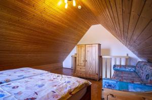 Postel nebo postele na pokoji v ubytování Haus Südblick, Nr 2