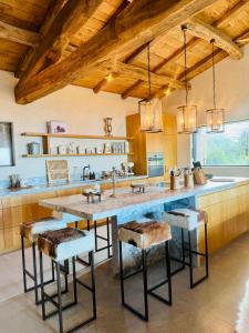 Køkken eller tekøkken på Demeure moresca