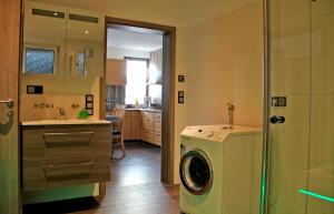 Koupelna v ubytování Ferienwohnung Usbeck + 13 fotografií