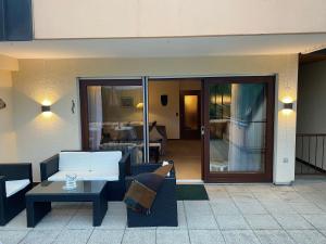 Posezení v ubytování Ferienwohnung Schönblick + 11 fotografií