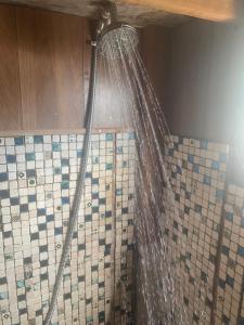 El baño incluye ducha con corriente de agua. en Escuna Costa Verde I para passeios durante o dia, en Paraty 8 fotos más