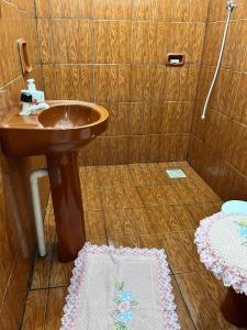 Et badeværelse på Casa De temporada Dantas Piri