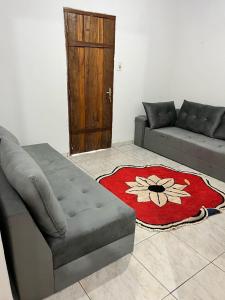 Et opholdsområde på Casa De temporada Dantas Piri