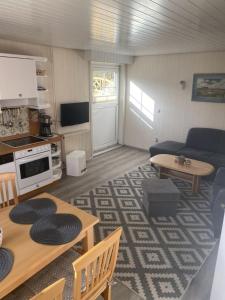 Η κουζίνα ή μικρή κουζίνα στο Ferienhaus Lützen "Ruhe"