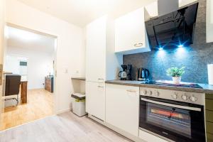 Kuchyň nebo kuchyňský kout v ubytování Ferienwohnung Gerda