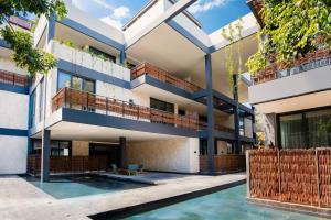 Bazén v ubytování Bloom Tulum Apartments nebo v jeho okolí