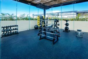 Fitness centrum a/nebo fitness zařízení v ubytování Bloom Tulum Apartments