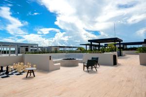 Balkón nebo terasa v ubytování Bloom Tulum Apartments