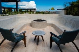 Balkón nebo terasa v ubytování Bloom Tulum Apartments