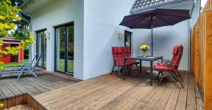 Kawasan patio atau luaran di Ferienhaus Tammy