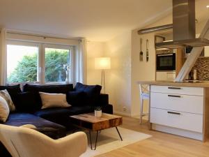 Kuchyň nebo kuchyňský kout v ubytování Holiday home with style Holiday apartment Rosenstraße right