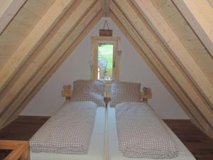 Ένα ή περισσότερα κρεβάτια σε δωμάτιο στο Small but nice Comfortable holiday residence