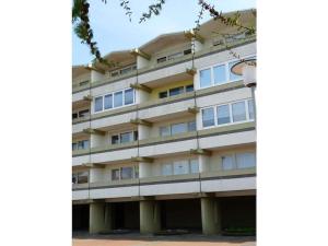 Bygningen som feriehuset ligger i