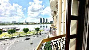Balkón nebo terasa v ubytování Hotel Majestic Saigon