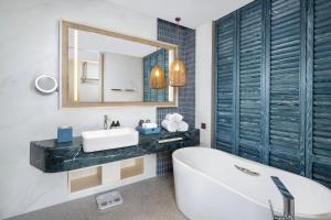 Koupelna v ubytování C&D Hotel Dongshan Zhangzhou