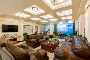 TV a/nebo společenská místnost v ubytování Sapa Paradise Hotel