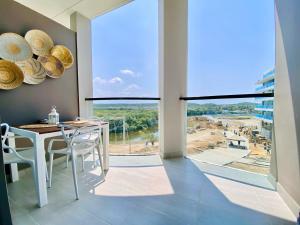 Balkón nebo terasa v ubytování Morros EOS Manzanillo piso 3