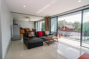 Χώρος καθιστικού στο Seatherny Pool Villa