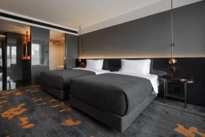 Letto o letti in una camera di Wanda Yi, Xi'an The Linow