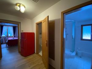 Letto o letti in una camera di Samoobslužný hotel Vydra
