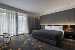 Letto o letti in una camera di Wanda Yi, Xi'an The Linow