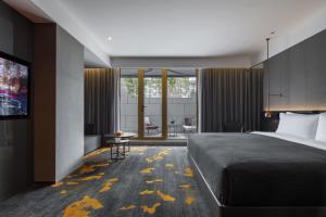Letto o letti in una camera di Wanda Yi, Xi'an The Linow