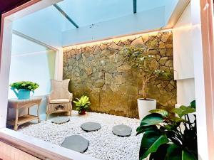 Ruang duduk di 壹貳貳洋樓 l 自助入住 l 無人櫃檯