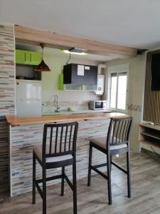 Kuchyň nebo kuchyňský kout v ubytování Isla cristina, playa central