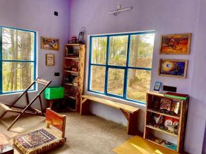 Thư viện trong nhà nghỉ dưỡng