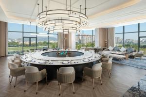 Istumisnurk majutusasutuses Jieyang Marriott Hotel