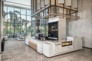 Posezení v ubytování Jieyang Marriott Hotel