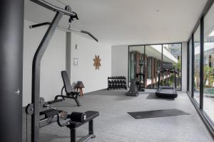 Fitness centrum a/nebo fitness zařízení v ubytování Dialoog Seminyak