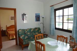Ein Sitzbereich in der Unterkunft Casa la Ermita