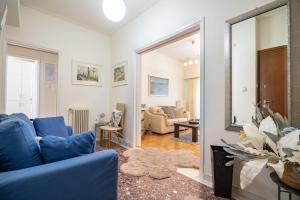 Zona de estar de Piraiki Sea View Apt, 2bdrms, 4 pers by MPS