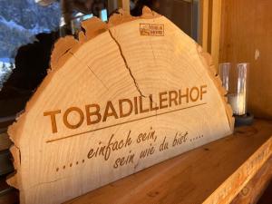 Certifikát, ocenenie alebo iný dokument vystavený v ubytovaní Tobadillerhof