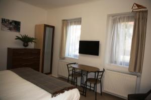 TV a/nebo společenská místnost v ubytování ApartHome