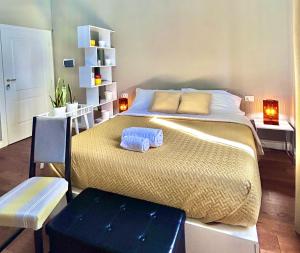 A bed or beds in a room at Room114 - Studio apartment near the center