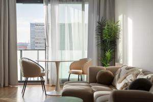 Posezení v ubytování Fresh All-in Apartment Prague