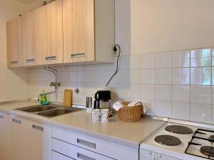 Kuchyň nebo kuchyňský kout v ubytování Apartments Volaric