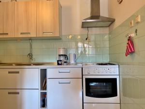 Kuchyň nebo kuchyňský kout v ubytování Apartments Volaric