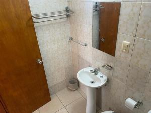 Koupelna v ubytování Aparthotel Agave