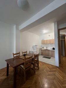 Kuchyň nebo kuchyňský kout v ubytování Apartman Centropolis