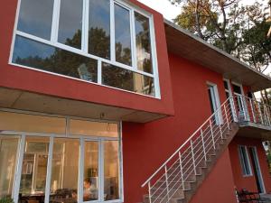 Svalir eða verönd á Guest House Guriani
