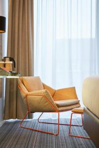 Istumisnurk majutusasutuses Moxy Dublin City