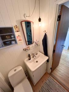 Et badeværelse på Outdoor Life And Panoramic View Over The Forest