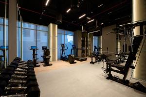 Fitness centrum a/nebo fitness zařízení v ubytování The Muse