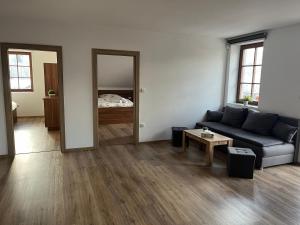 Zona de estar de Apartmány Lipka