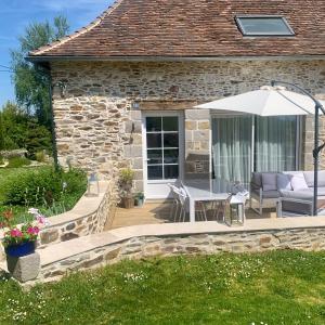 Zahrada ubytování Chez Délicia chambre d'hôte + 10 fotografií