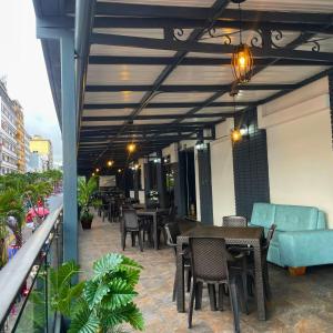 Restaurace v ubytování Hotel Escorial Ibagué